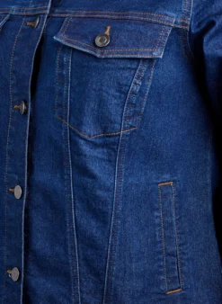 FLASH - Denim-Jacke aus elastischer Baumwollmischung