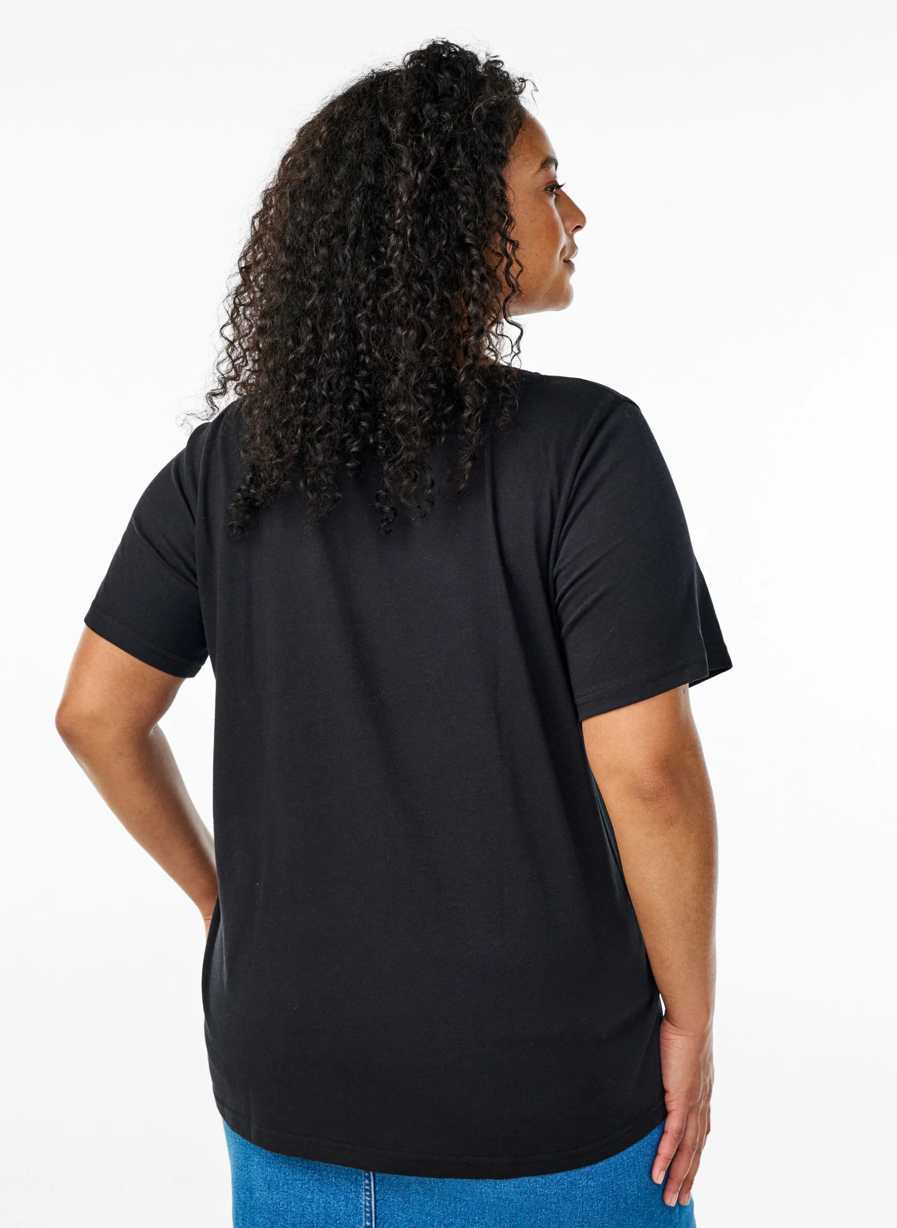 FLASH - 2er-Pack T-Shirts mit V-Ausschnitt