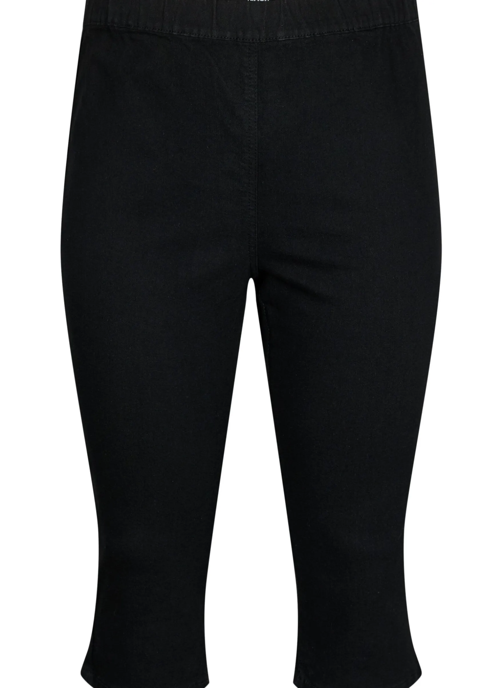 FLASH - Hoch taillierte Capri-Hose aus Denim mit Slim Fit