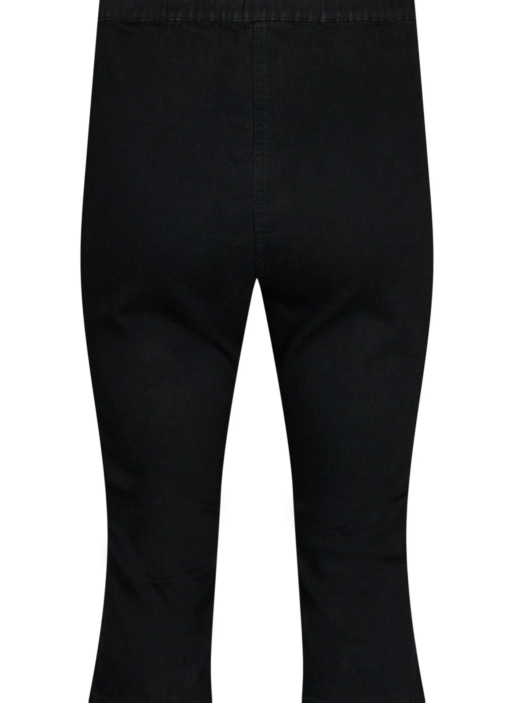 FLASH - Hoch taillierte Capri-Hose aus Denim mit Slim Fit