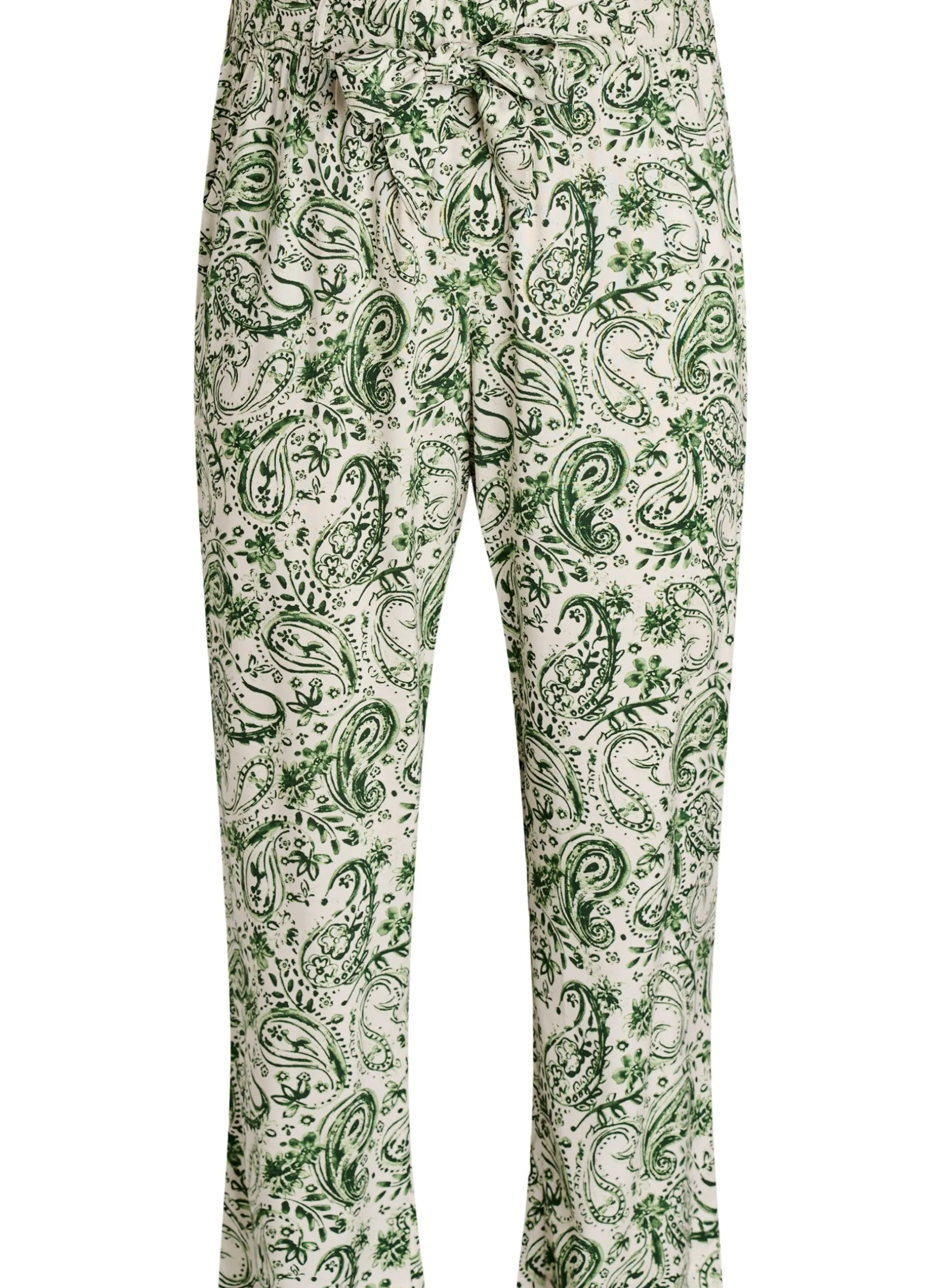 FLASH - Hoch taillierte Hose aus Viskose