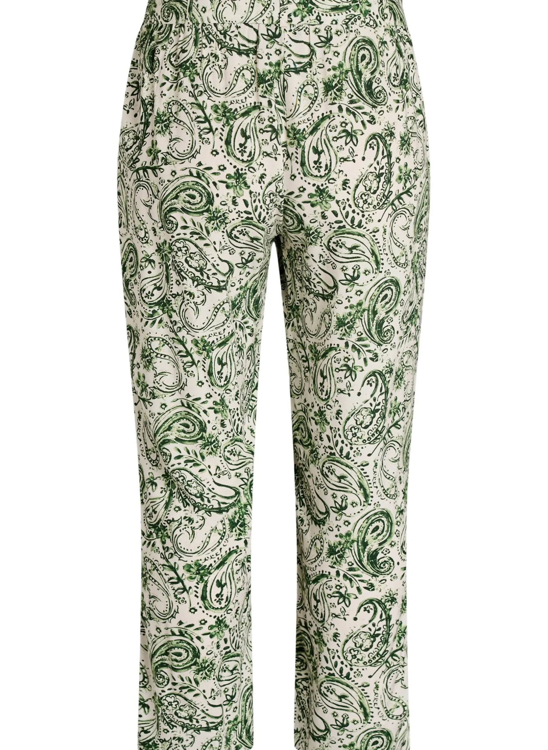 FLASH - Hoch taillierte Hose aus Viskose