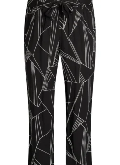 FLASH - Hoch taillierte Hose aus Viskose