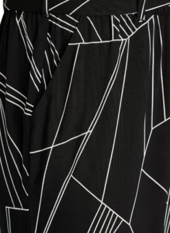 FLASH - Hoch taillierte Hose aus Viskose
