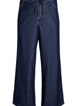 FLASH - Hose in Denim-Optik mit Kontrastnähten