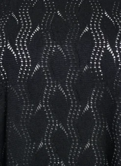 FLASH - Jersey-Shirt mit Lochmuster