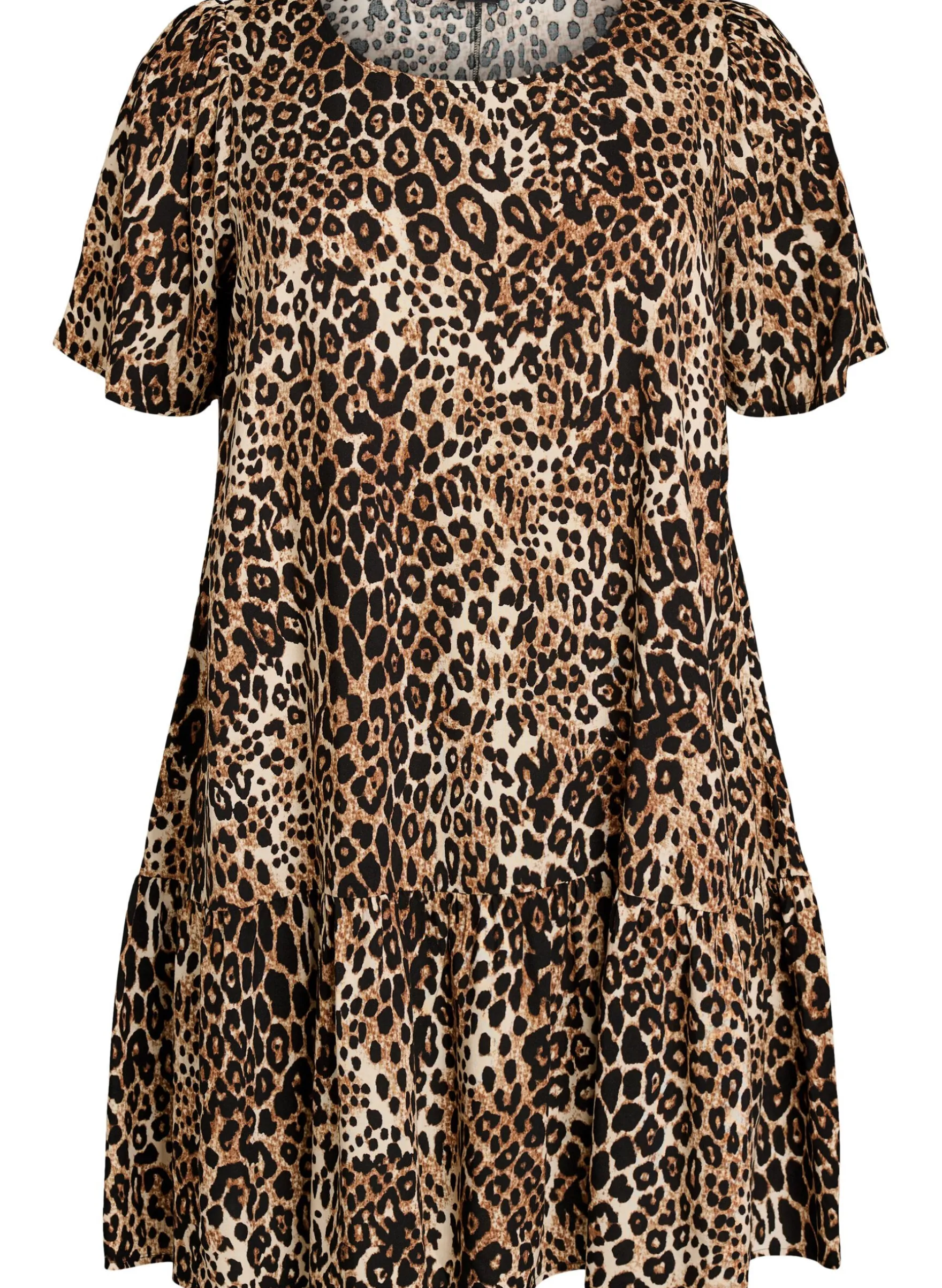 FLASH - Kleid aus Viskose mit Schnittlinie