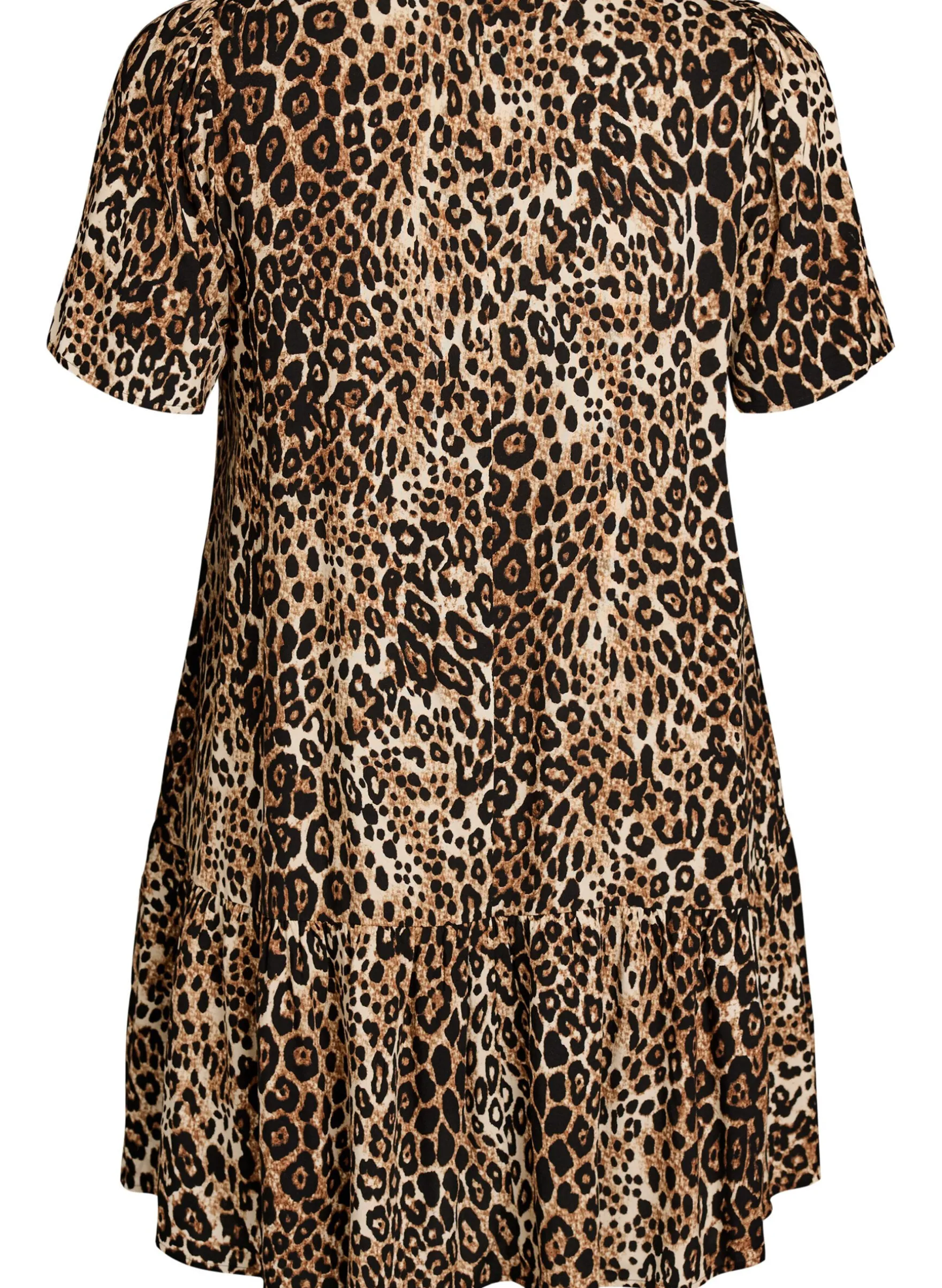 FLASH - Kleid aus Viskose mit Schnittlinie