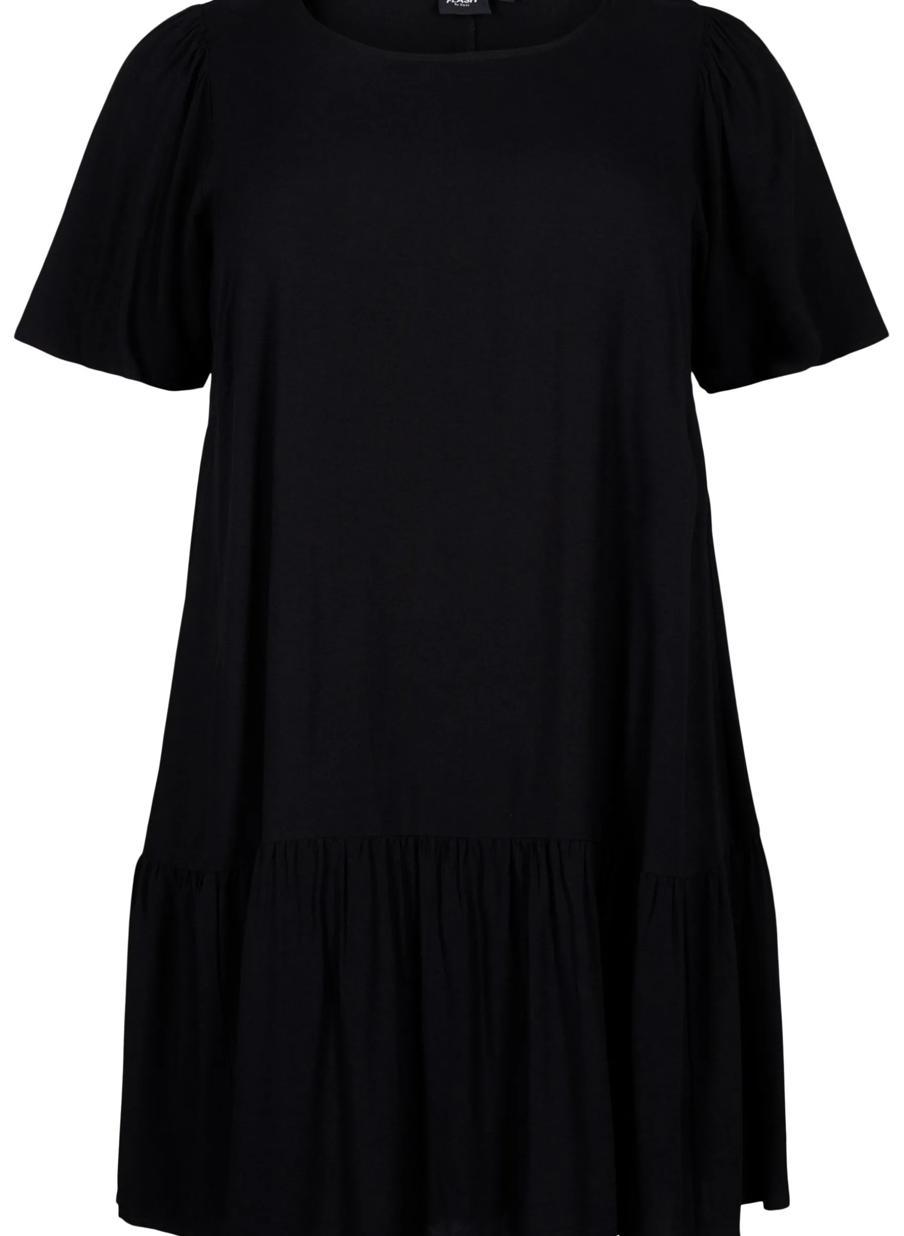 FLASH - Kleid aus Viskose mit Schnittlinie