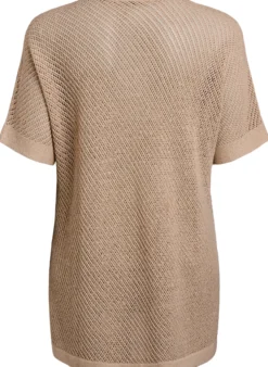 FLASH - Kurzarmpullover mit V-Ausschnitt