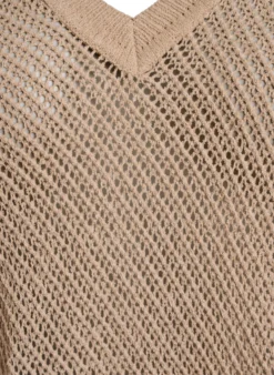 FLASH - Kurzarmpullover mit V-Ausschnitt