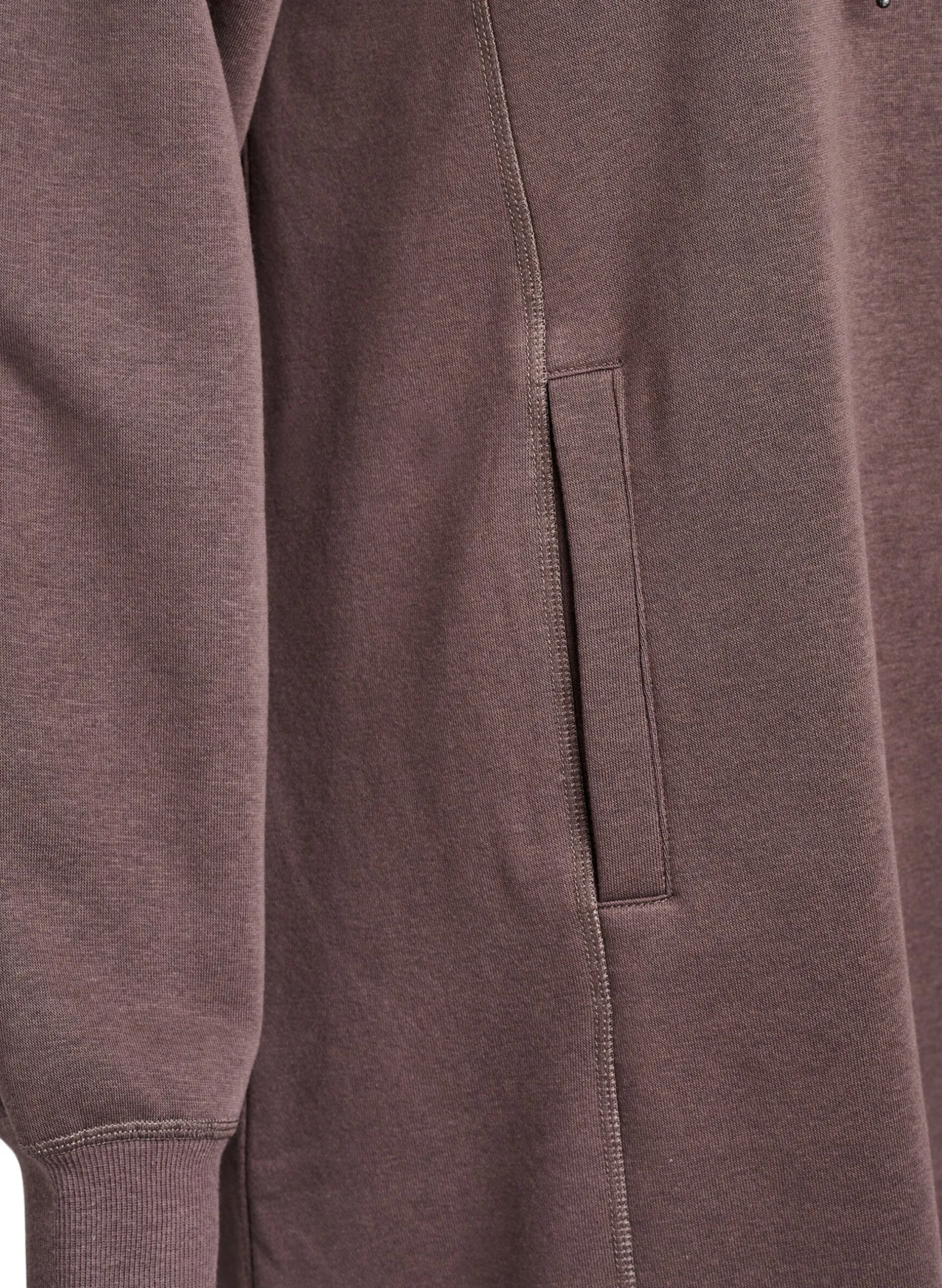 FLASH - Kurzes Sweatshirtkleid mit Stehkragen und Taschen