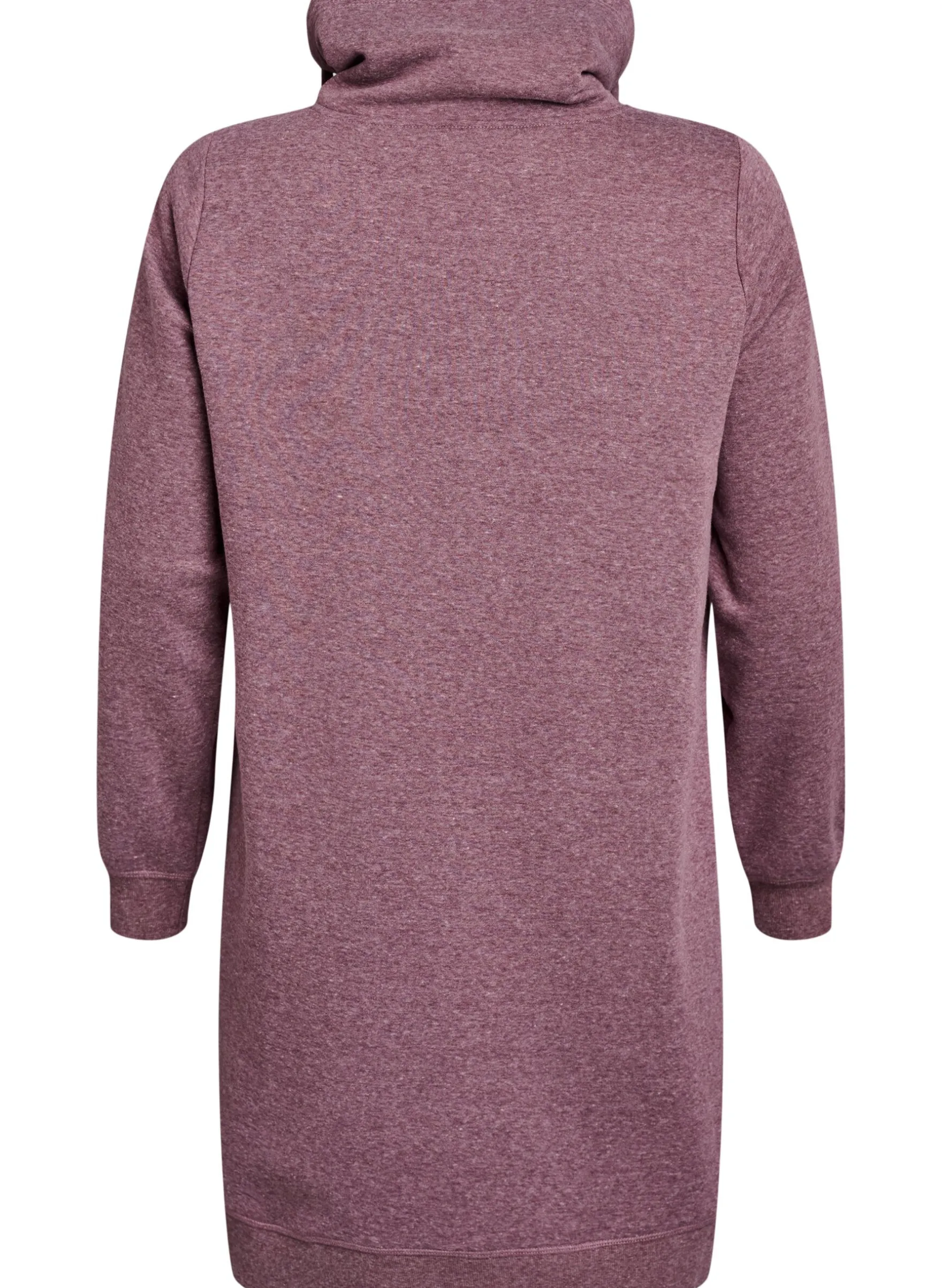 FLASH - Kurzes Sweatshirtkleid mit Stehkragen und Taschen