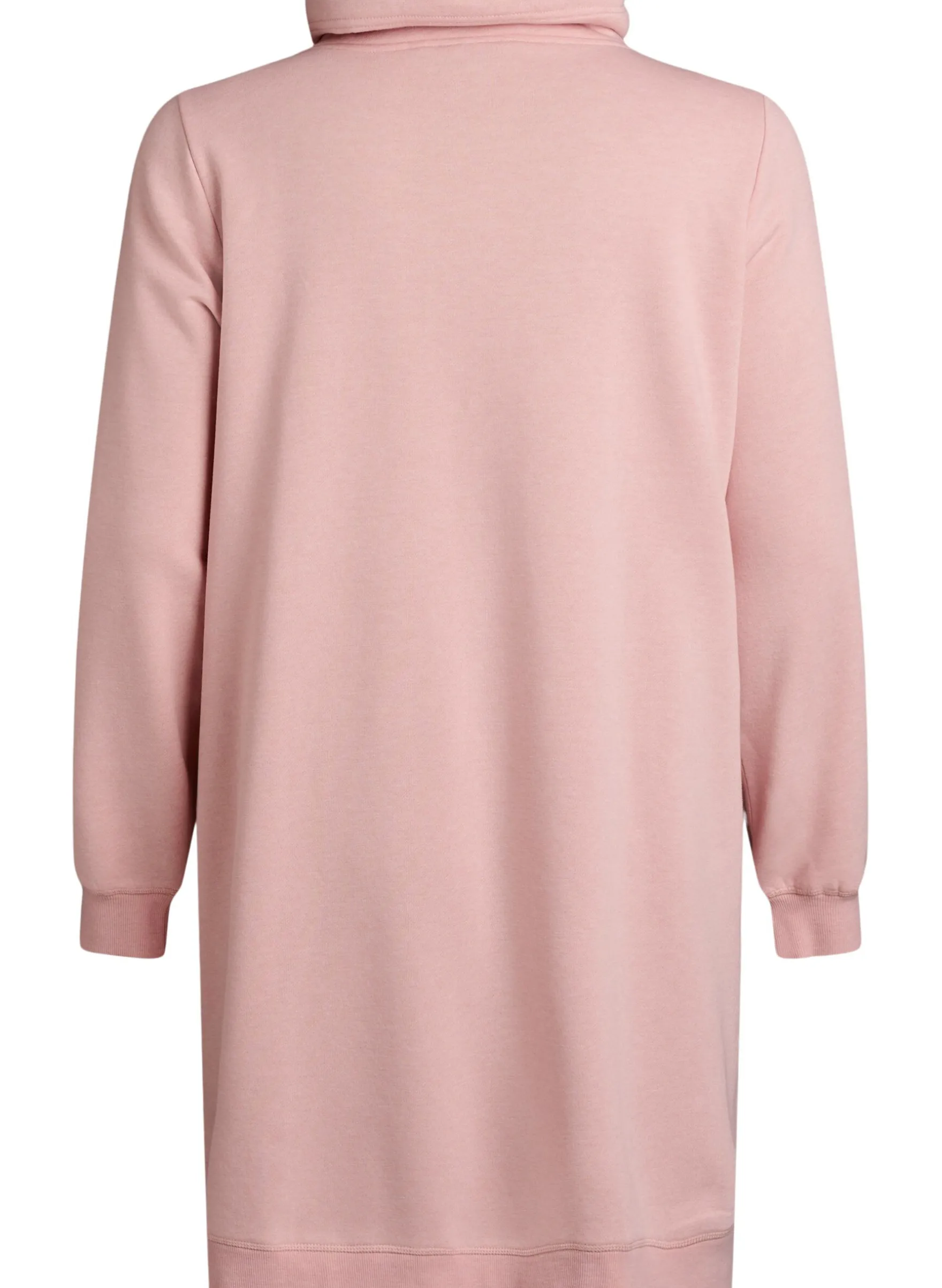 FLASH - Kurzes Sweatshirtkleid mit Stehkragen und Taschen