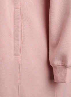 FLASH - Kurzes Sweatshirtkleid mit Stehkragen und Taschen