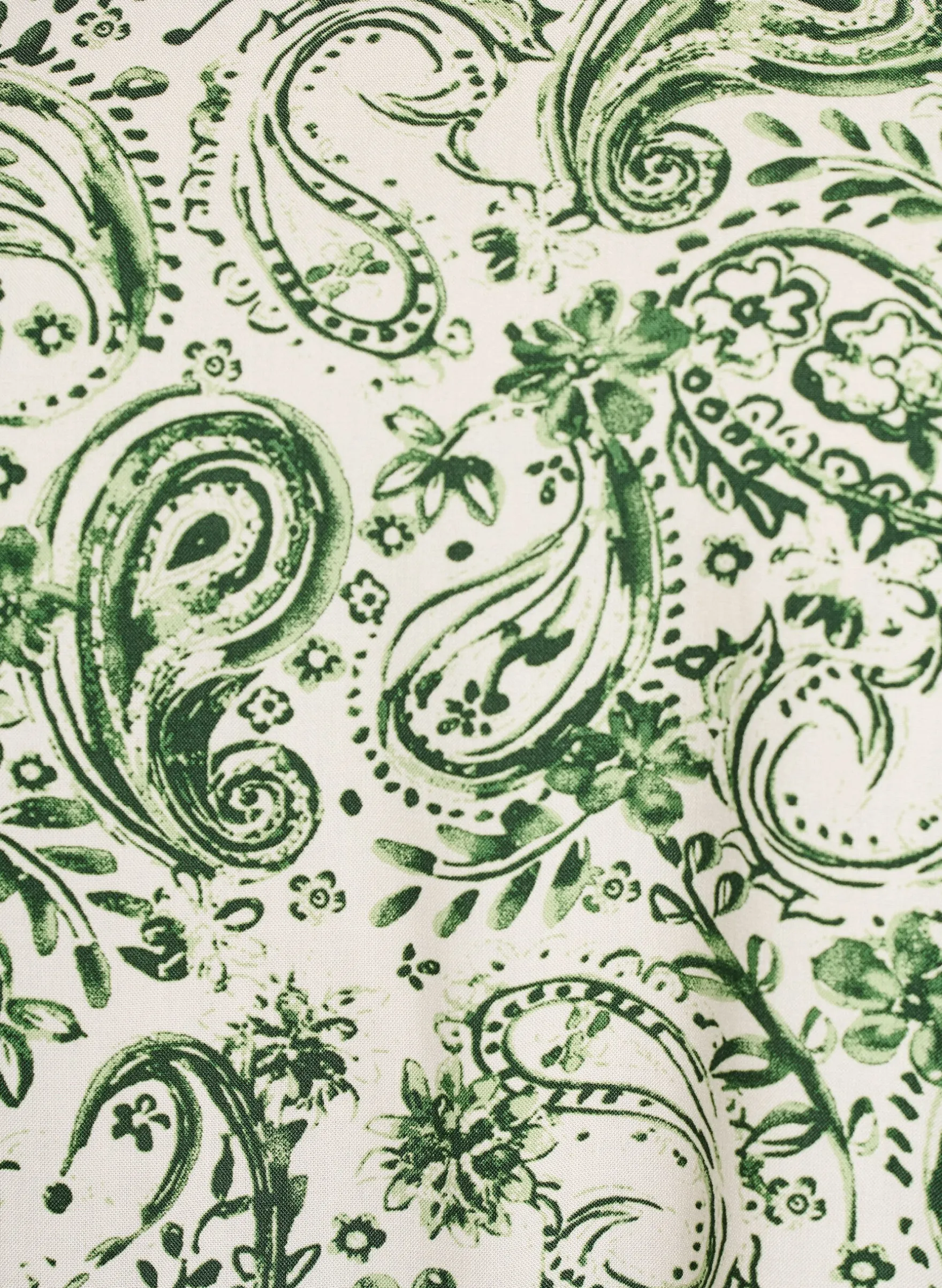 FLASH - Kurzärmelige Bluse aus Viskose mit Print
