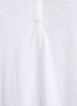 FLASH - Langarmshirt mit V-Ausschnitt und Knöpfen