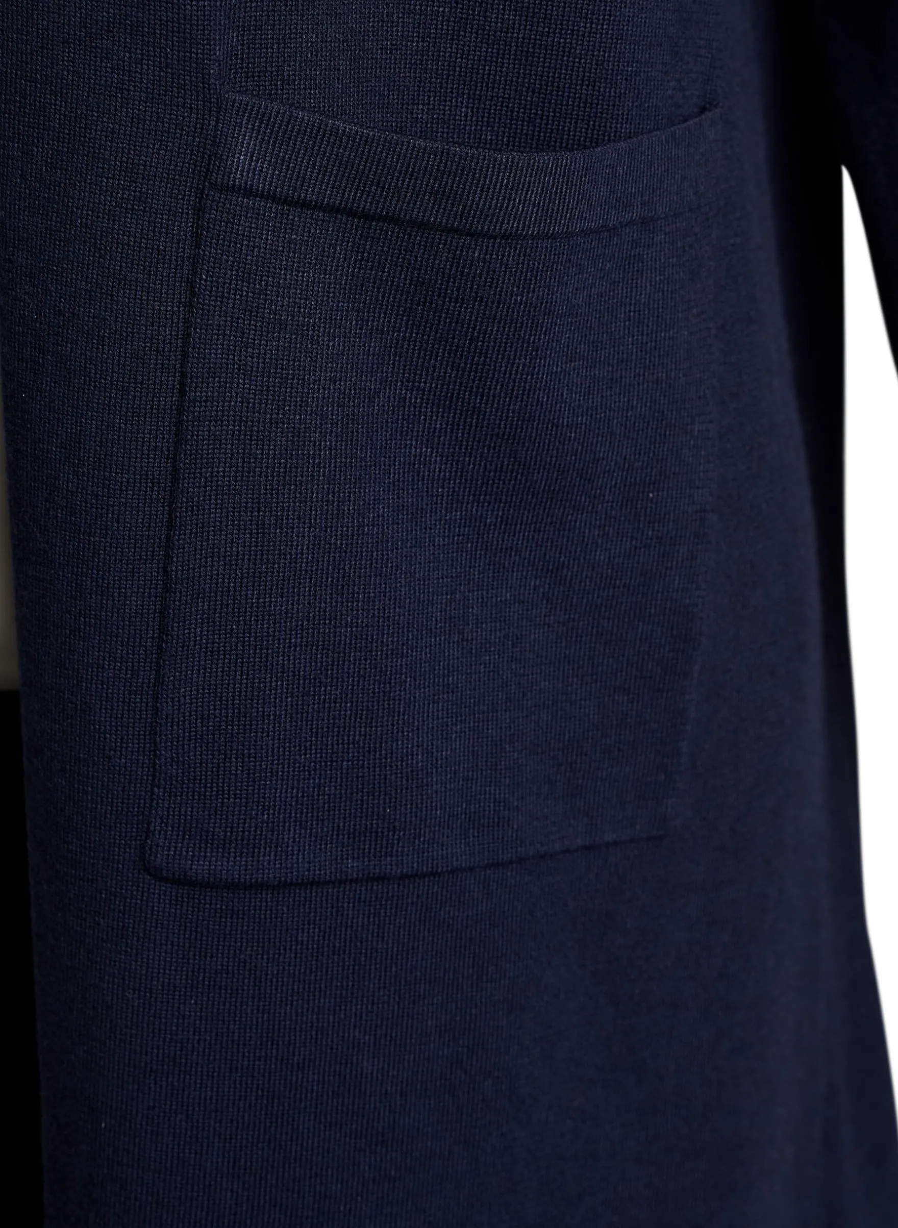 FLASH - Lange, offene Strickjacke mit Taschen