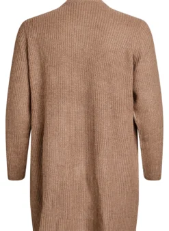 FLASH - Lange Rippstrickjacke mit Taschen