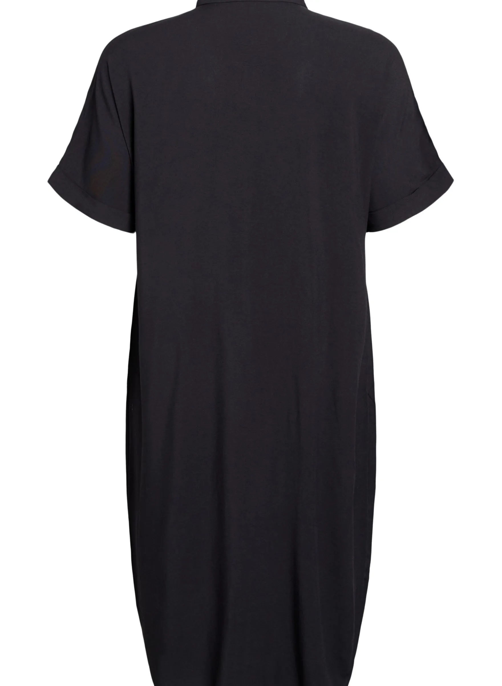 FLASH - Langes Hemdkleid mit kurzen Ärmeln