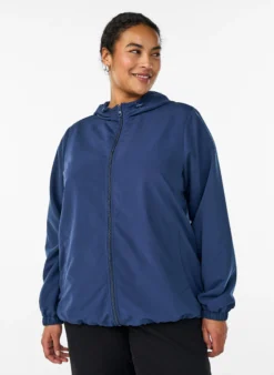 FLASH - Leichte Jacke mit Kapuze und Reißverschluss