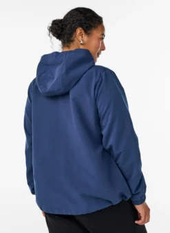 FLASH - Leichte Jacke mit Kapuze und Reißverschluss
