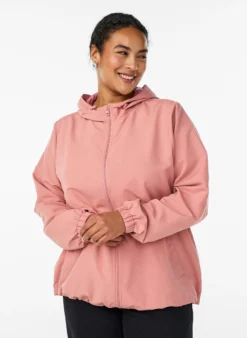 FLASH - Leichte Jacke mit Kapuze und Reißverschluss