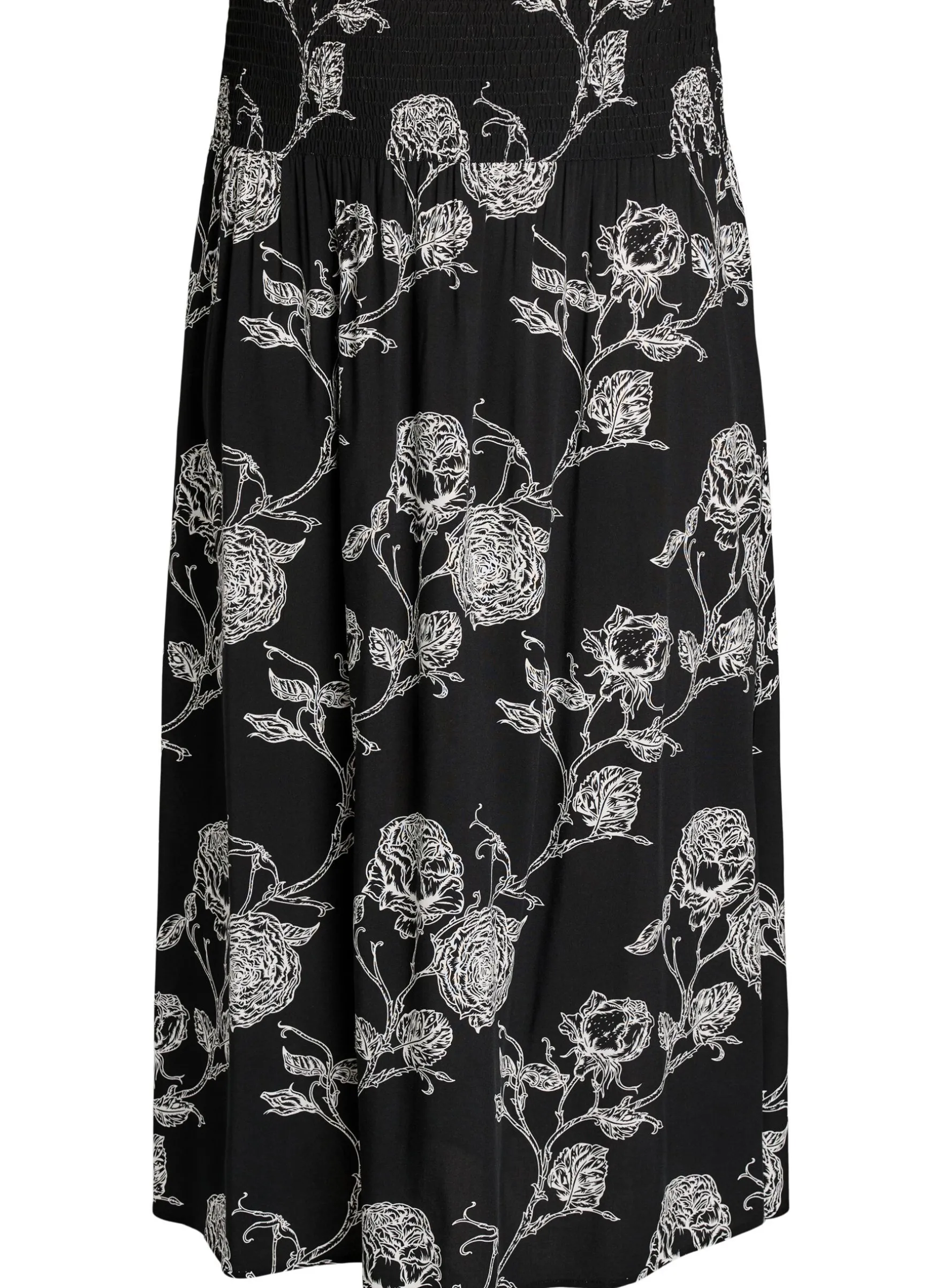 FLASH - Maxirock aus Viskose mit Smock