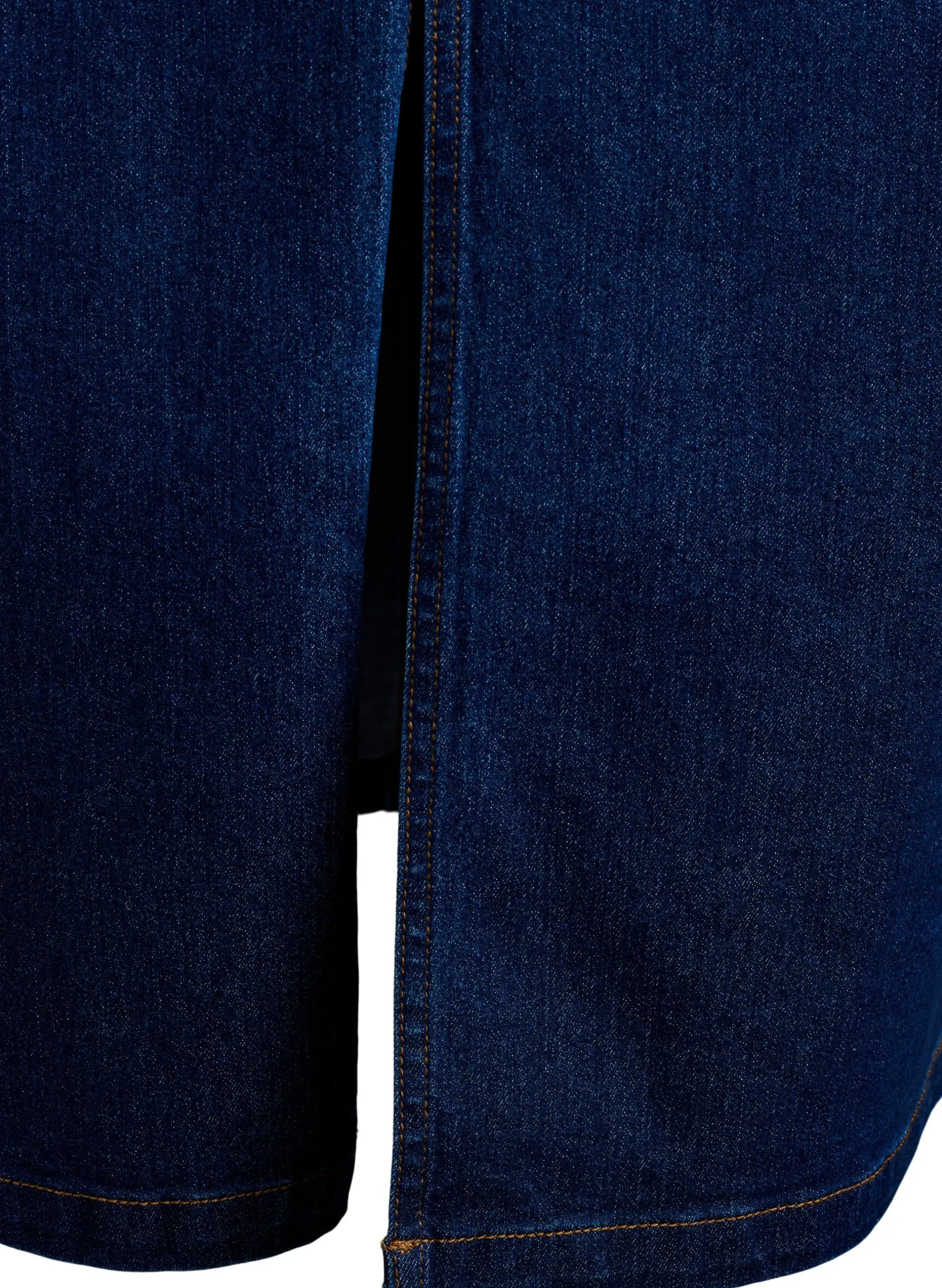 FLASH - Midi-Jeansrock mit vorderem Schlitz