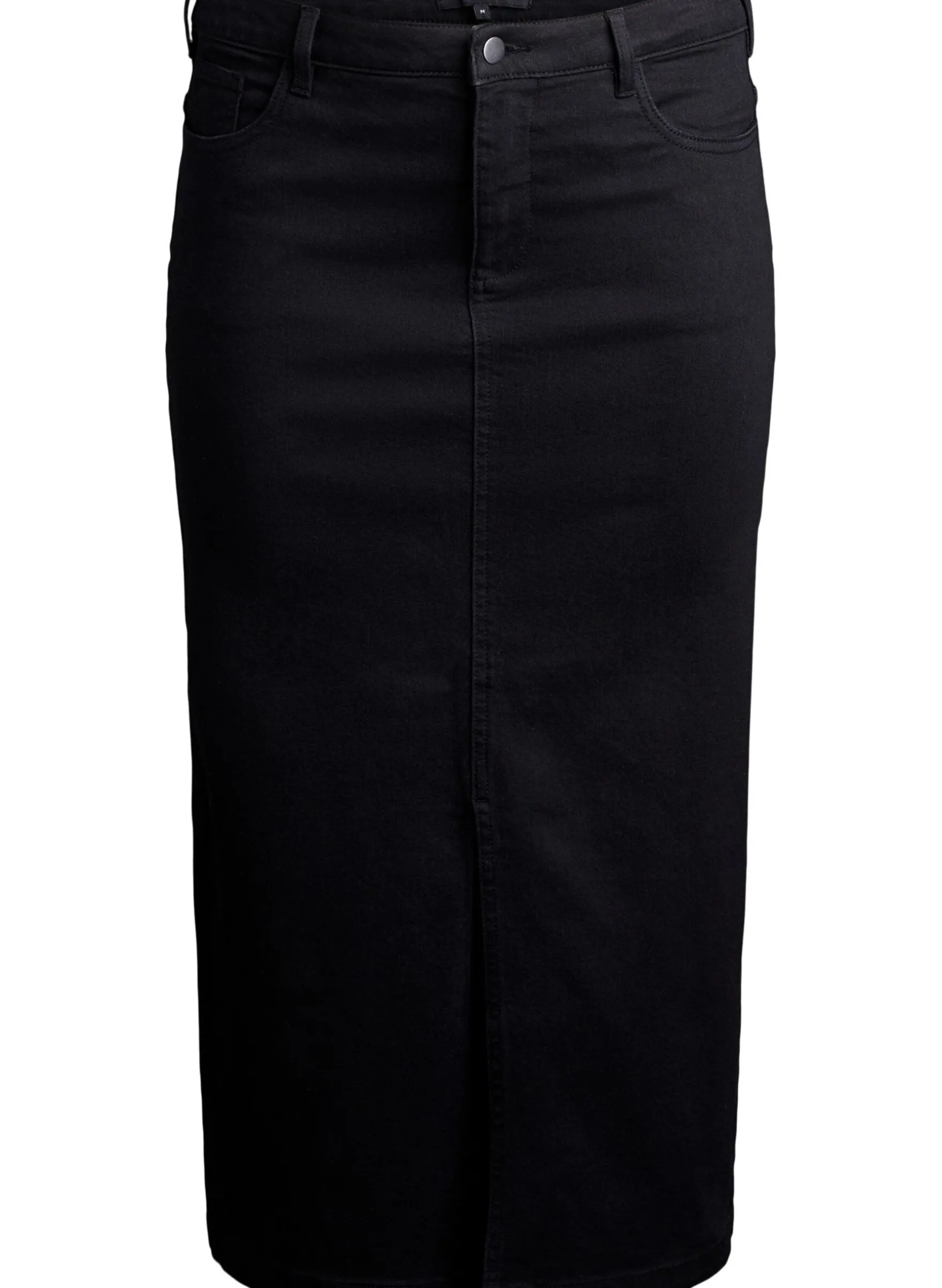 FLASH - Midi-Jeansrock mit vorderem Schlitz