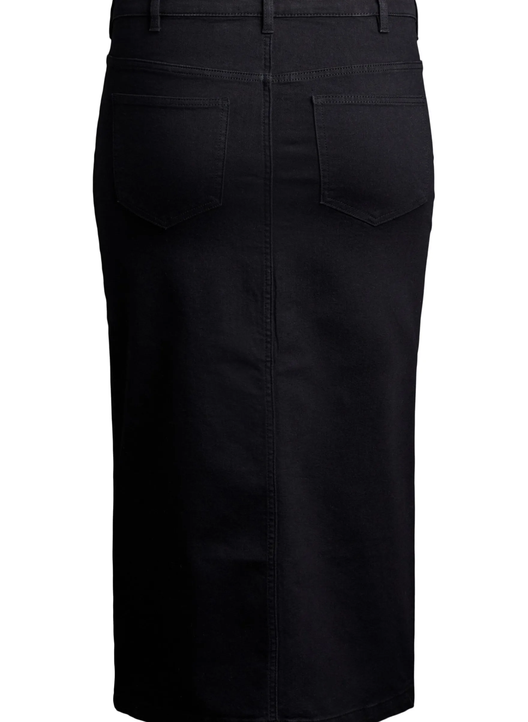 FLASH - Midi-Jeansrock mit vorderem Schlitz