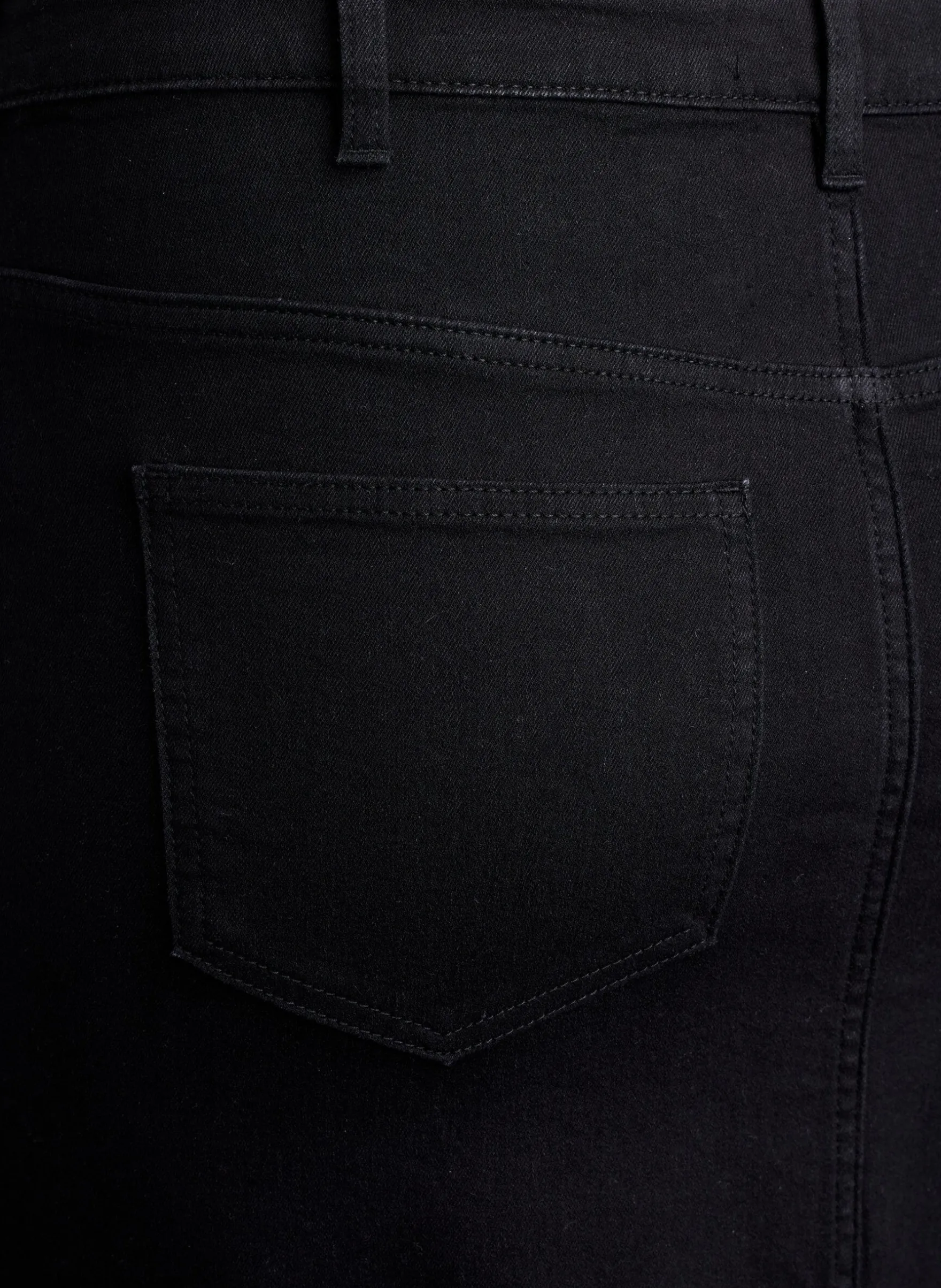 FLASH - Midi-Jeansrock mit vorderem Schlitz