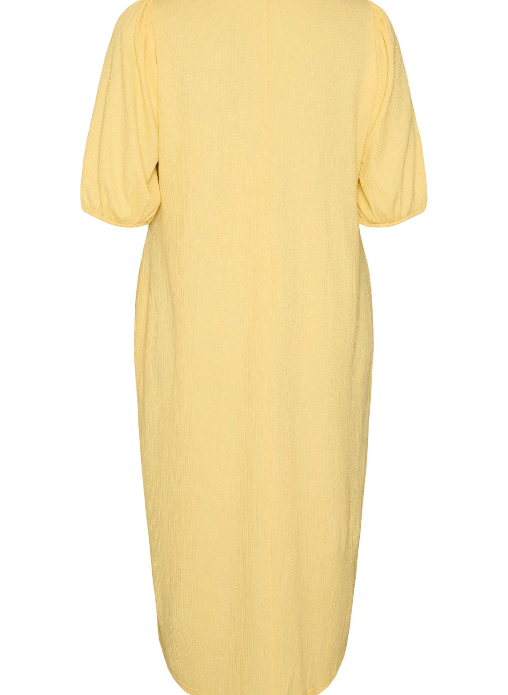 FLASH - Midikleid mit V-Ausschnitt und Struktur