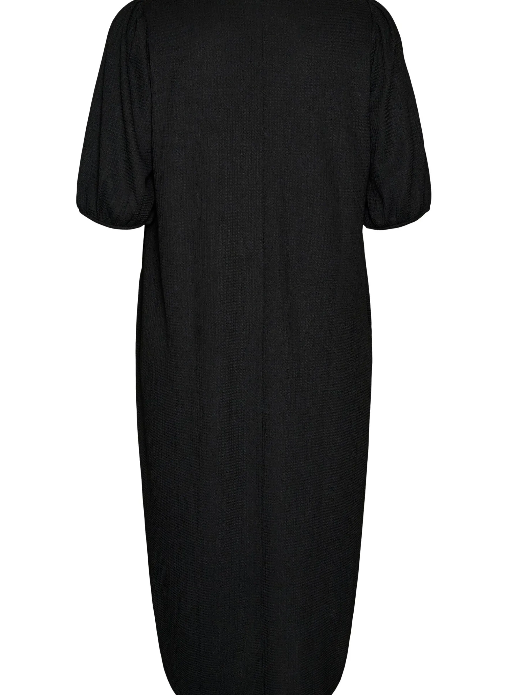 FLASH - Midikleid mit V-Ausschnitt und Struktur