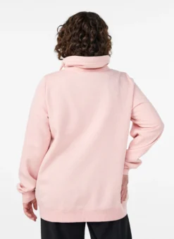FLASH - Sweatshirt mit hohem Kragen und Taschen