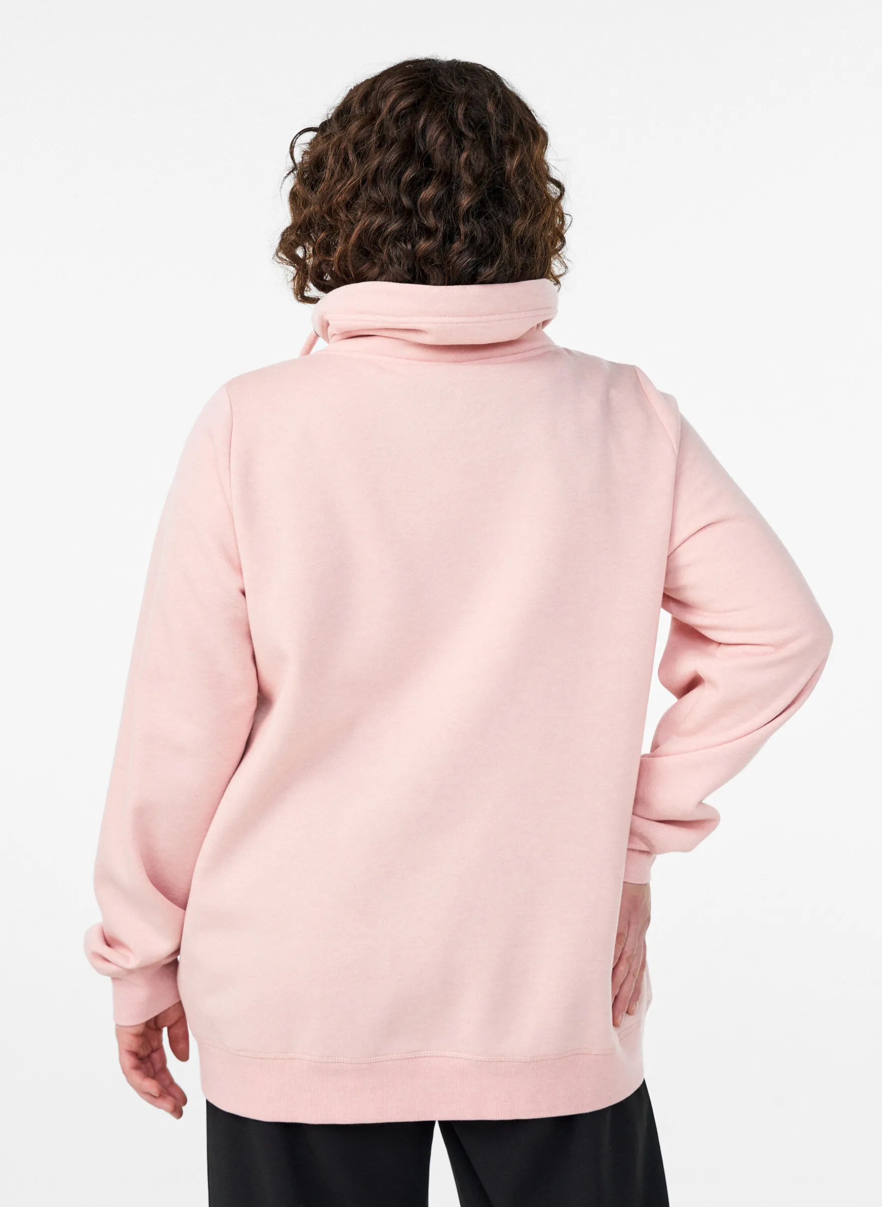 FLASH - Sweatshirt mit hohem Kragen und Taschen