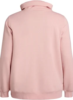 FLASH - Sweatshirt mit hohem Kragen und Taschen