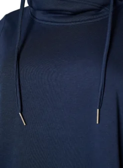 FLASH - Sweatshirt mit Stehkragen und Taschen