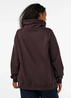 FLASH - Sweatshirt mit Stehkragen und Taschen