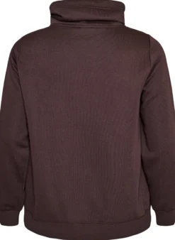 FLASH - Sweatshirt mit Stehkragen und Taschen