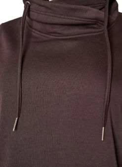 FLASH - Sweatshirt mit Stehkragen und Taschen