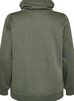 FLASH - Sweatshirt mit Stehkragen und Taschen