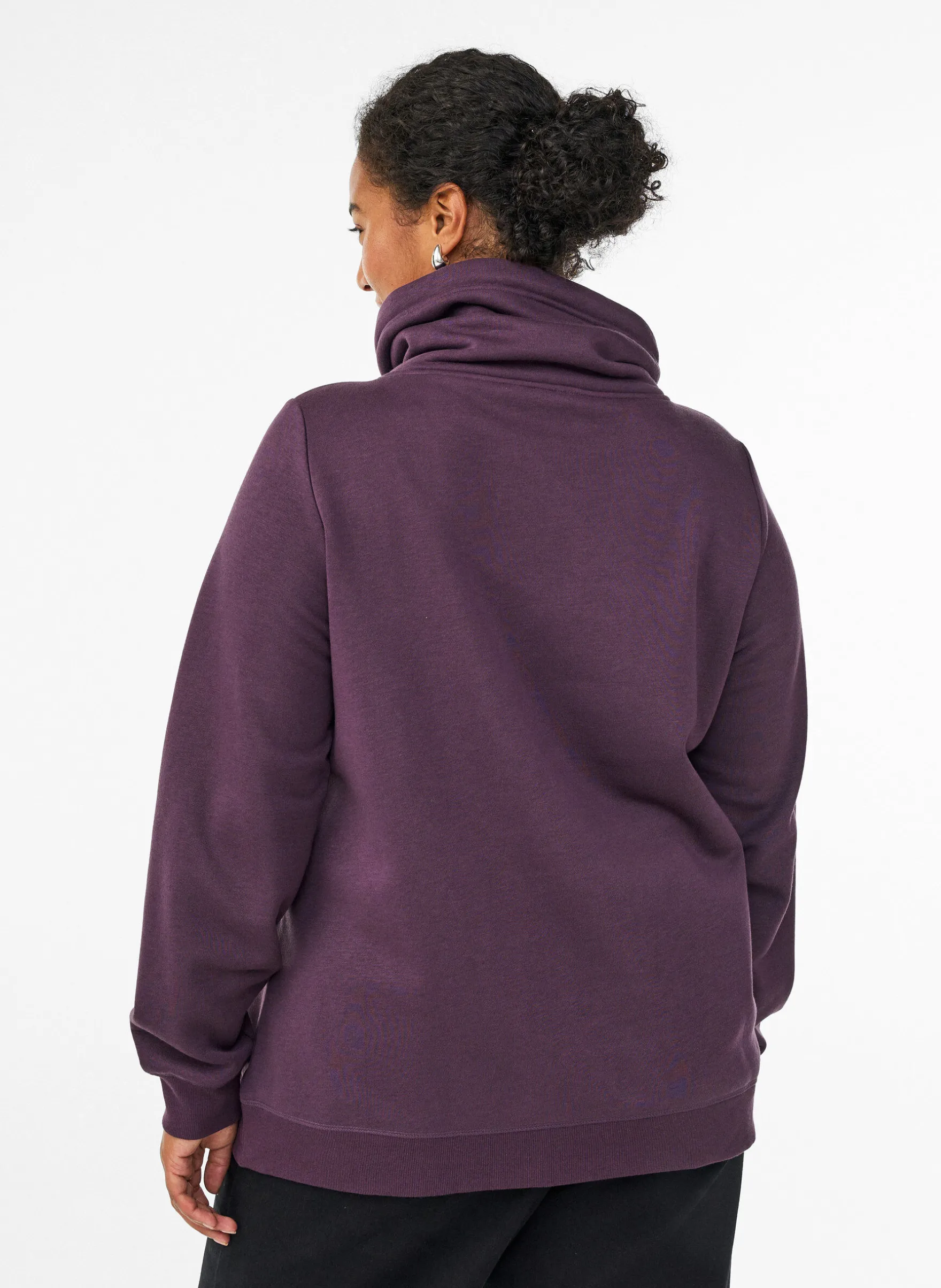 FLASH - Sweatshirt mit Stehkragen und Taschen