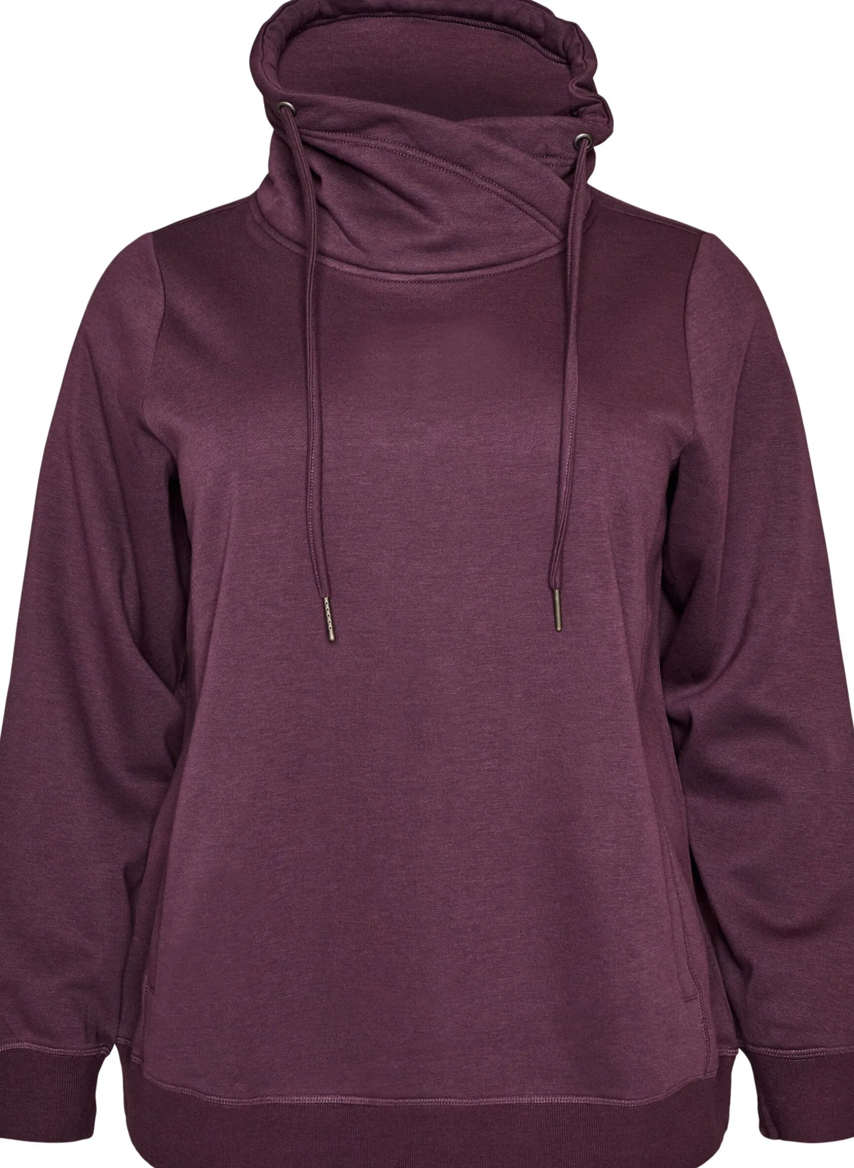 FLASH - Sweatshirt mit Stehkragen und Taschen