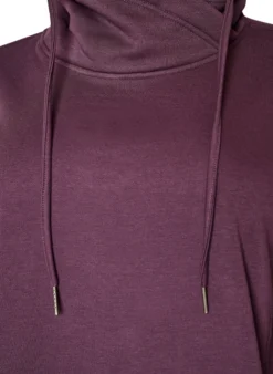 FLASH - Sweatshirt mit Stehkragen und Taschen