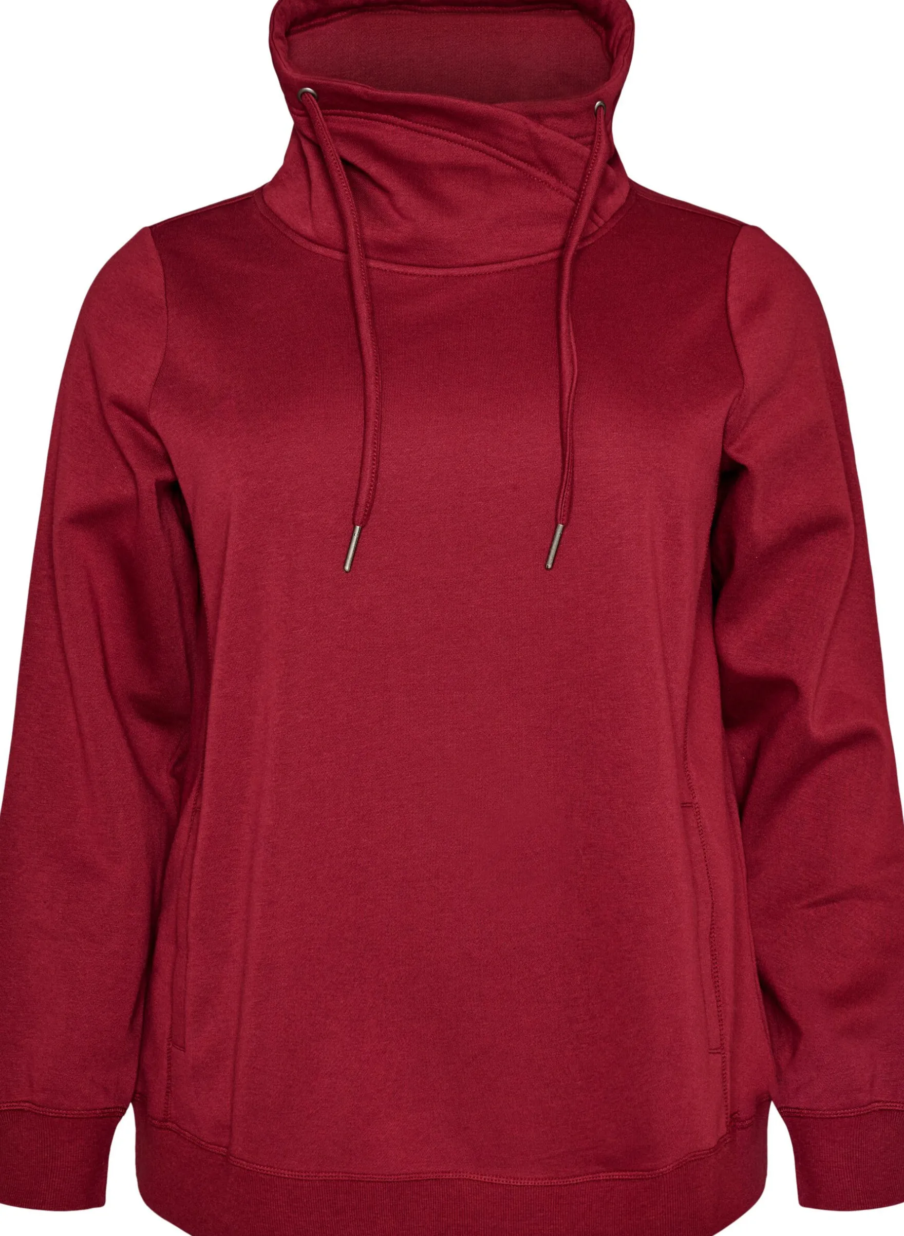FLASH - Sweatshirt mit Stehkragen und Taschen