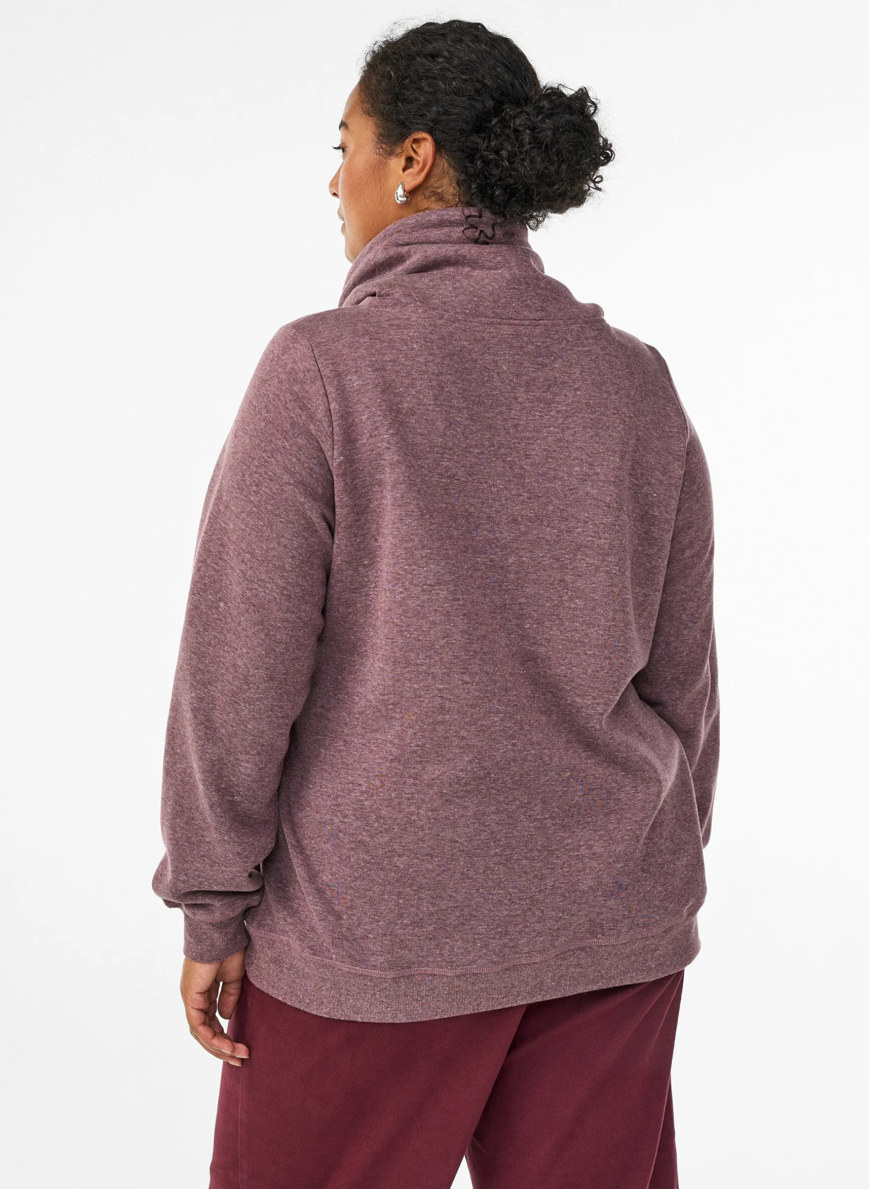 FLASH - Sweatshirt mit Stehkragen und Taschen