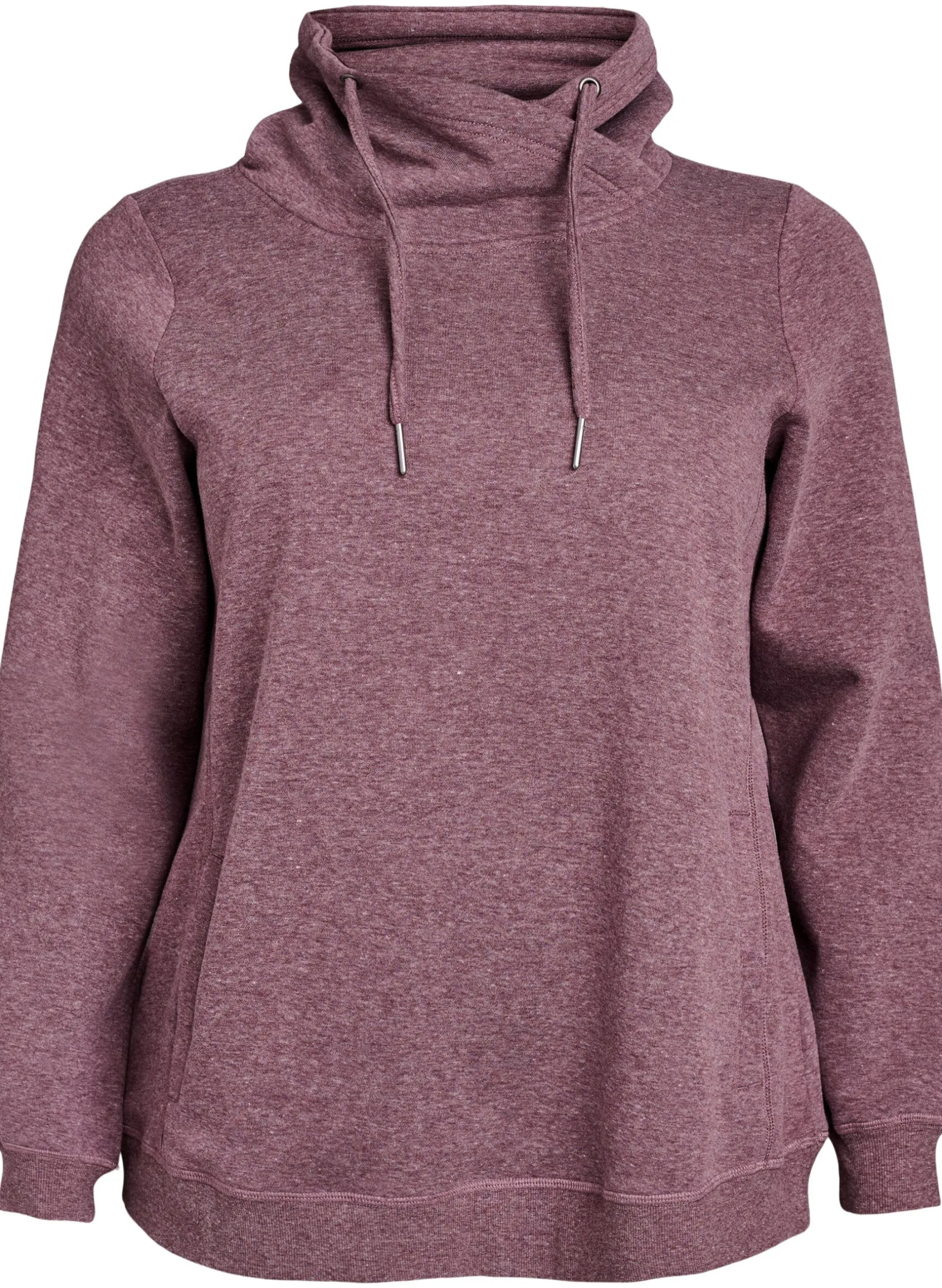 FLASH - Sweatshirt mit Stehkragen und Taschen