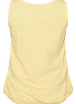 FLASH - Tanktop aus Bio-Baumwolle mit V-Ausschnitt und Knöpfen