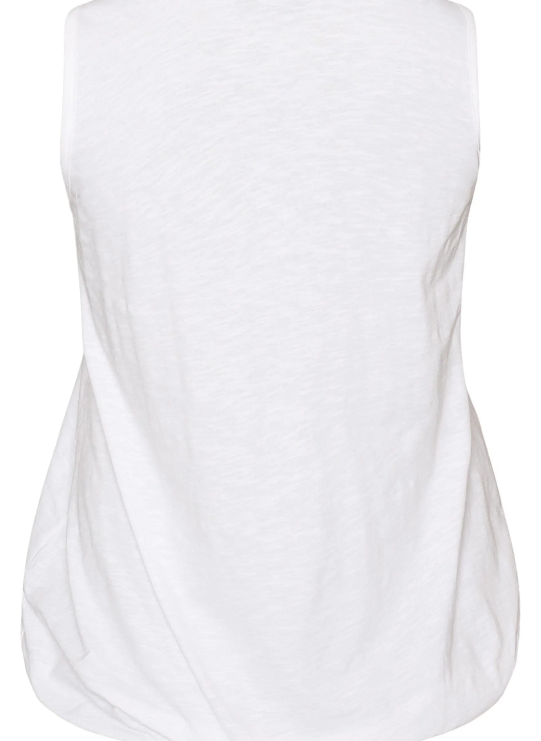 FLASH - Tanktop aus Bio-Baumwolle mit V-Ausschnitt und Knöpfen